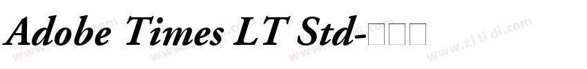 Adobe Times LT Std字体转换 Adobe Times LT Std字体转换